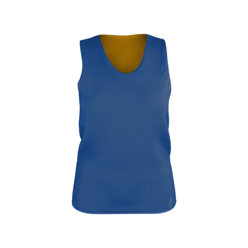 Badger Sport Womens Reversible Mesh Tank (A00134-059704), Color 'Royal/Gold'